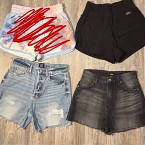 3 pairs of shorts